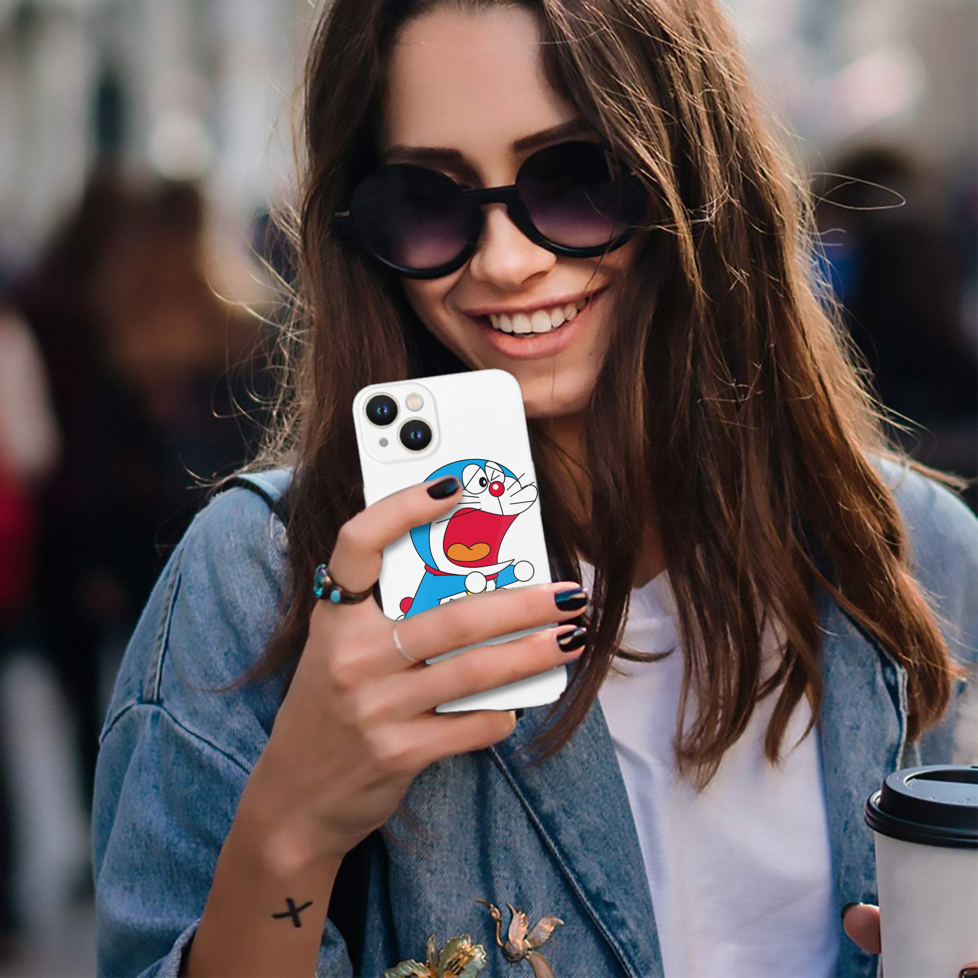 （画像用） ドラえもん Doraemon 【iPhone 14シリーズ対応】ハードケース